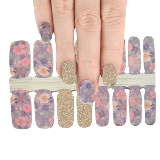 Floral season | Nail Wraps | Nail Stickers | Nail Strips | Gel Nails | Nail Polish Wraps - Nailfordable