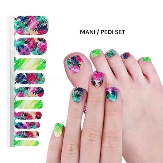 Jungle Colors | Nail Wraps | Nail Stickers | Nail Strips | Gel Nails | Nail Polish Wraps - Nailfordable