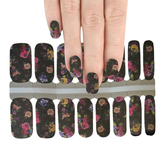 Pink roses | Nail Wraps | Nail Stickers | Nail Strips | Gel Nails | Nail Polish Wraps - Nailfordable