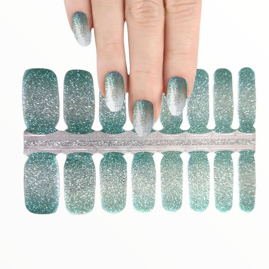 Light green Gradient | Nail Wraps | Nail Stickers | Nail Strips | Gel Nails | Nail Polish Wraps - Nailfordable