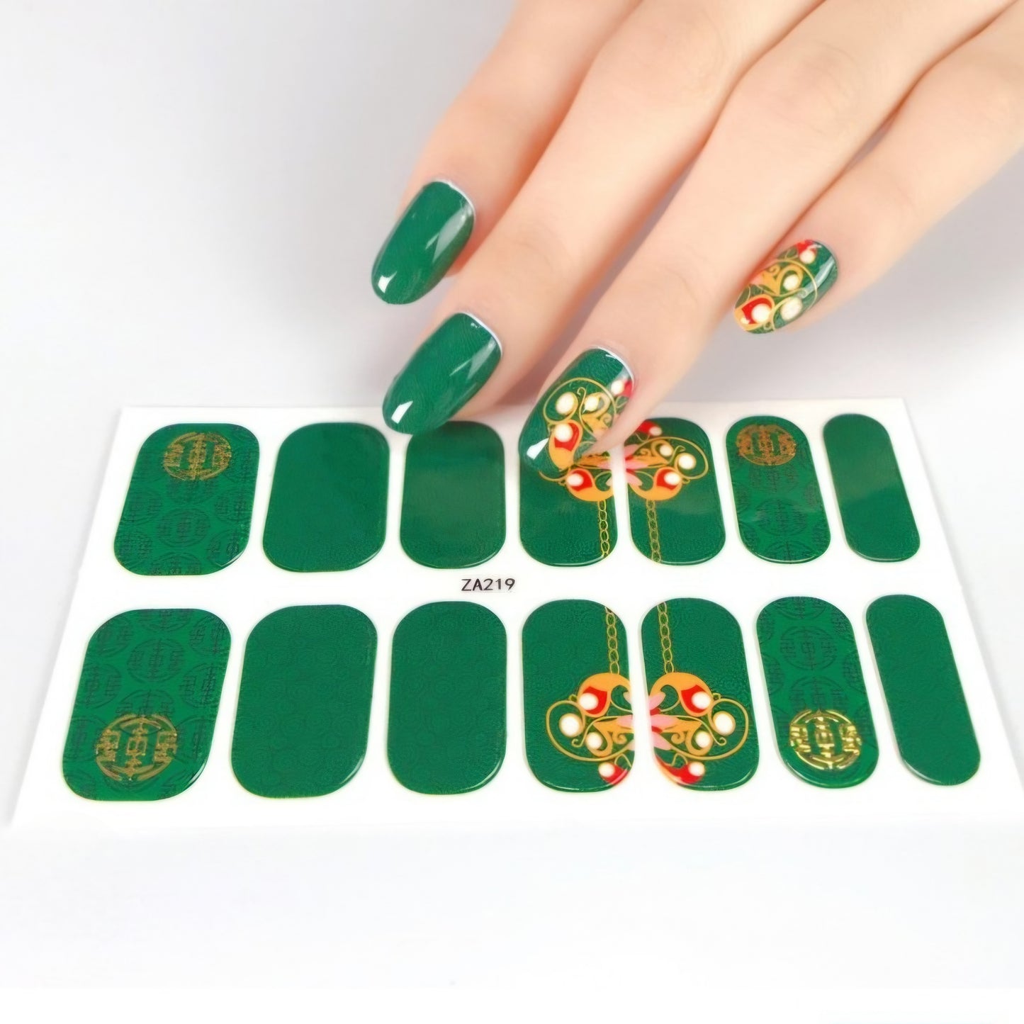 Oriental Empress | Nail Wraps | Nail Stickers | Nail Strips | Gel Nails | Nail Polish Wraps - Nailfordable