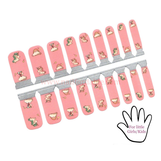 Little unicorns | Nail Wraps | Nail Stickers | Nail Strips | Gel Nails | Nail Polish Wraps - Nailfordable