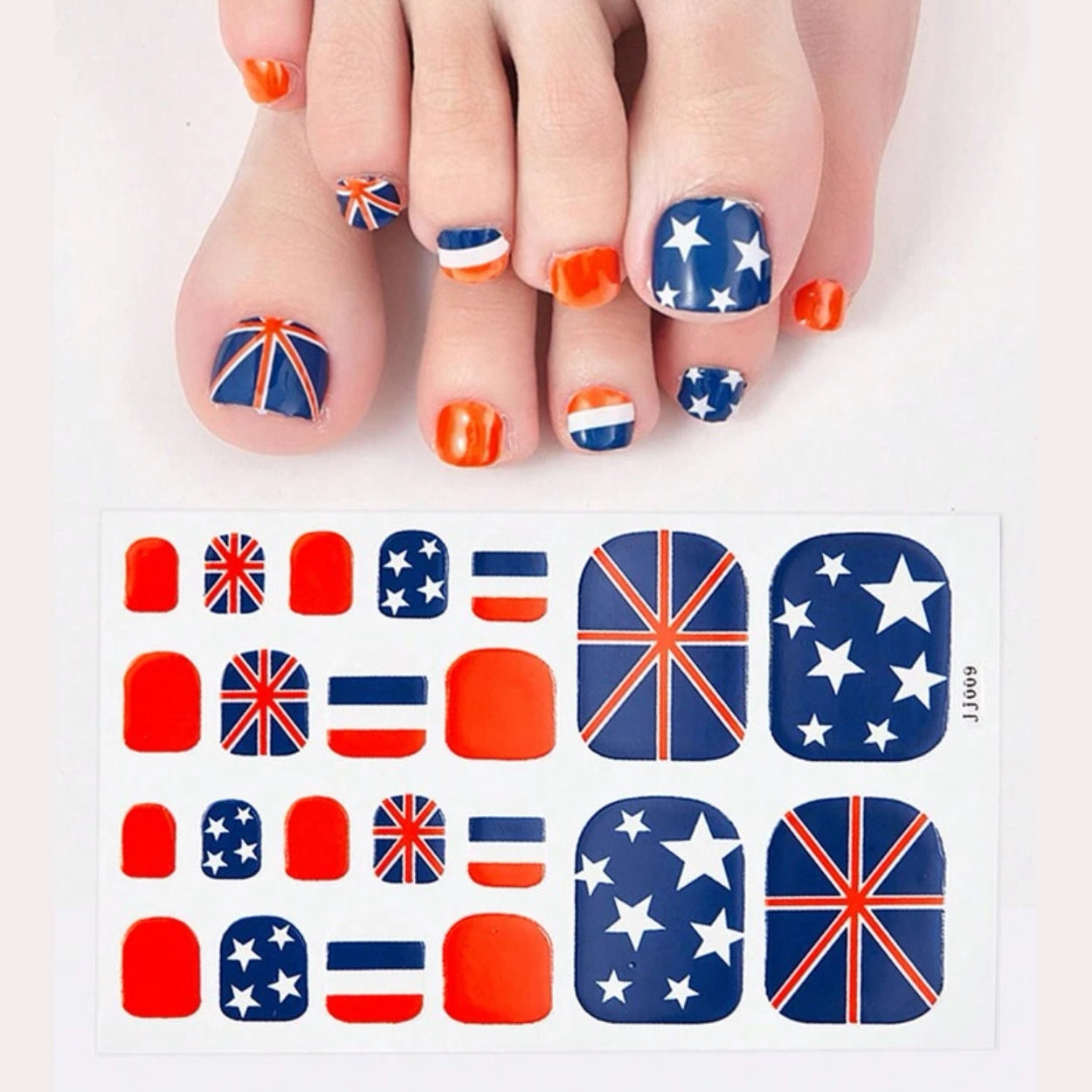 British | Nail Wraps | Nail Stickers | Nail Strips | Gel Nails | Nail Polish Wraps - Nailfordable