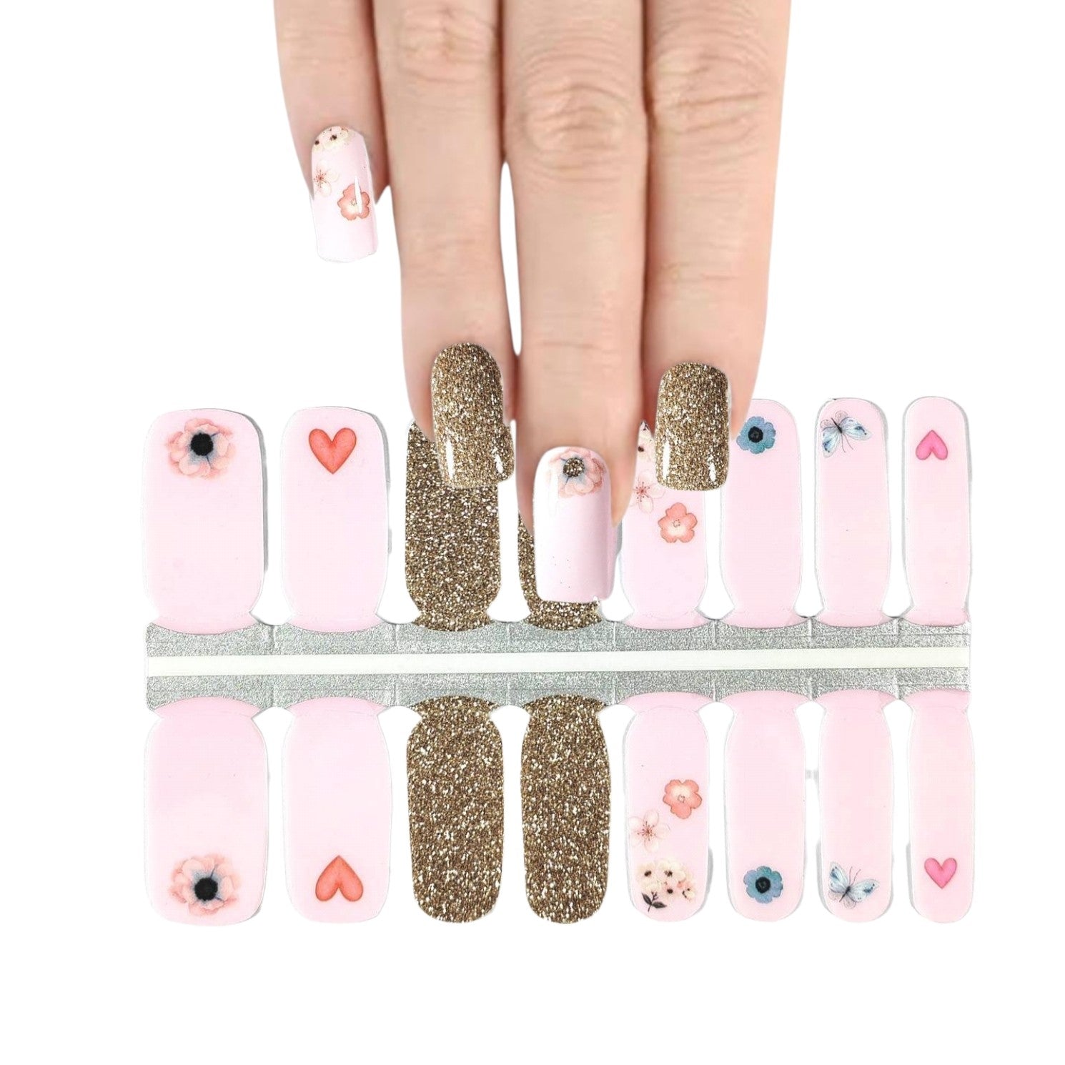 Girly | Nail Wraps | Nail Stickers | Nail Strips | Gel Nails | Nail Polish Wraps - Nailfordable