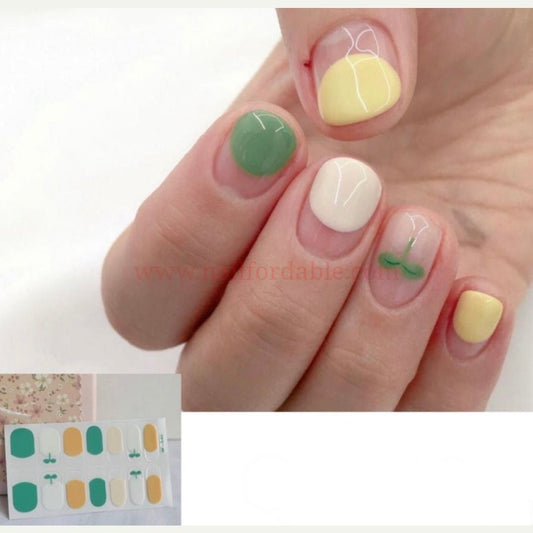 Little plant | Nail Wraps | Nail Stickers | Nail Strips | Gel Nails | Nail Polish Wraps - Nailfordable