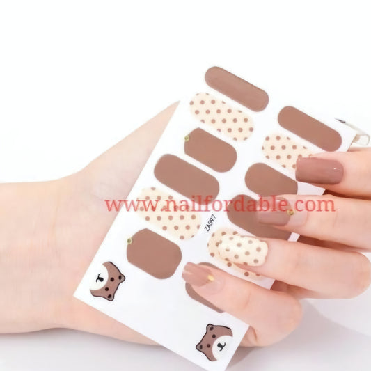 Yogi Bear | Nail Wraps | Nail Stickers | Nail Strips | Gel Nails | Nail Polish Wraps - Nailfordable