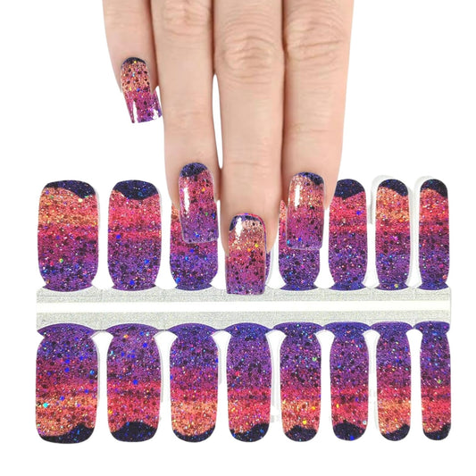 Hot Horizon | Nail Wraps | Nail Stickers | Nail Strips | Gel Nails | Nail Polish Wraps - Nailfordable