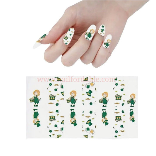 St. Patrick’s parade | Nail Wraps | Nail Stickers | Nail Strips | Gel Nails | Nail Polish Wraps - Nailfordable