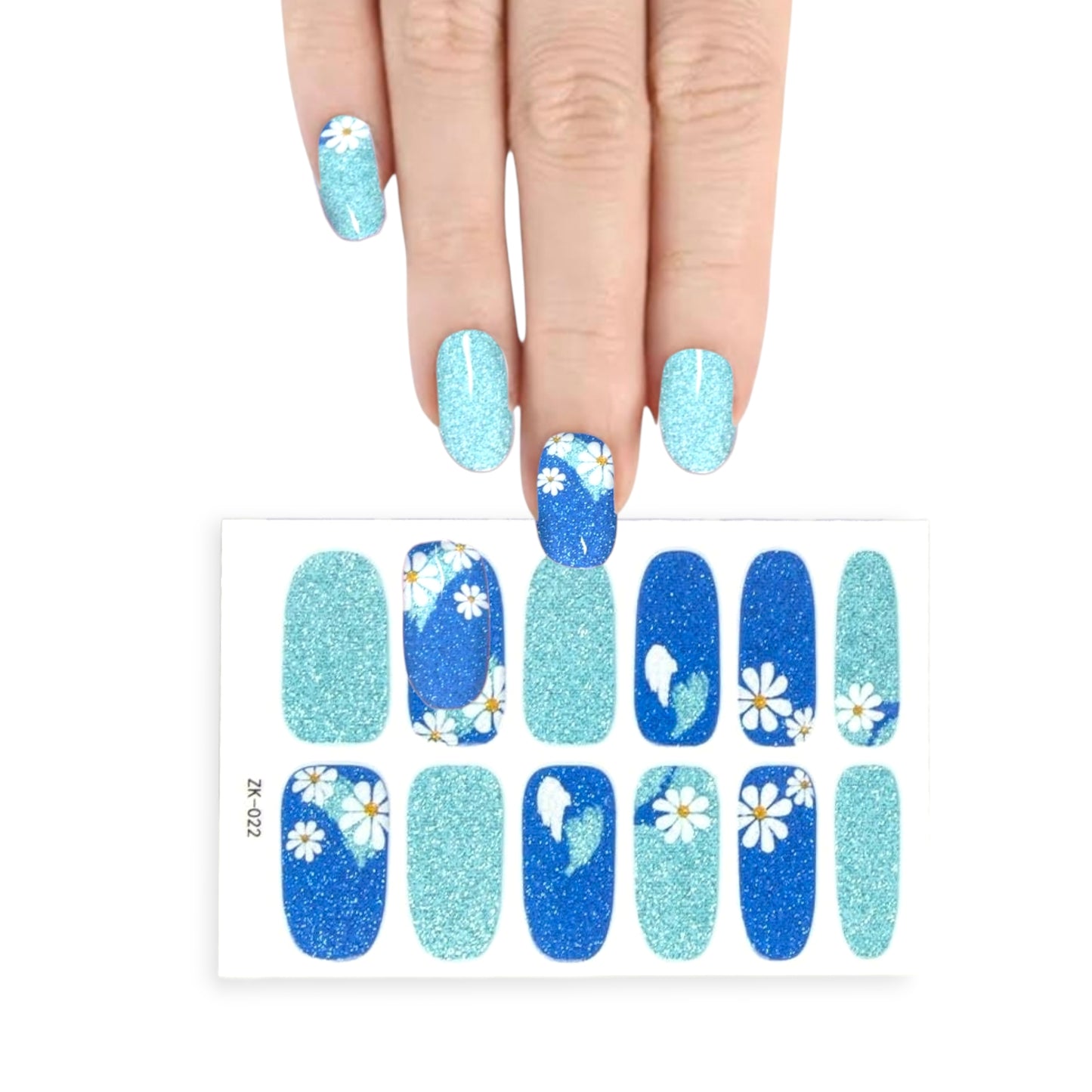 Floral Art | Nail Wraps | Nail Stickers | Nail Strips | Gel Nails | Nail Polish Wraps - Nailfordable