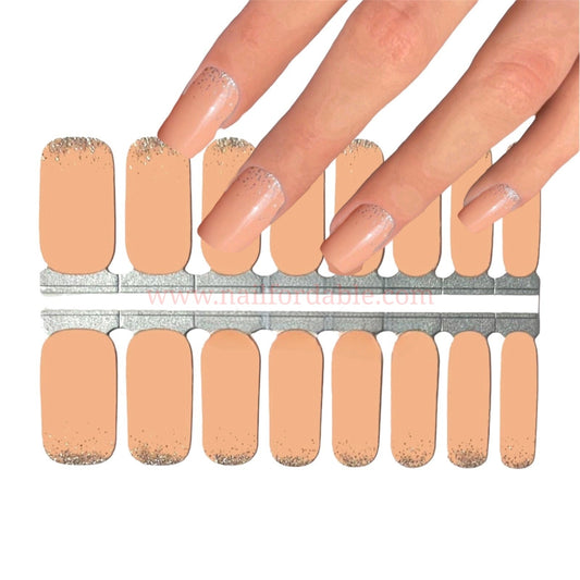 A little sparkle | Nail Wraps | Nail Stickers | Nail Strips | Gel Nails | Nail Polish Wraps - Nailfordable