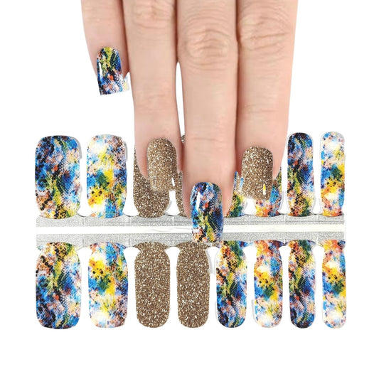 Blurry Art | Nail Wraps | Nail Stickers | Nail Strips | Gel Nails | Nail Polish Wraps - Nailfordable