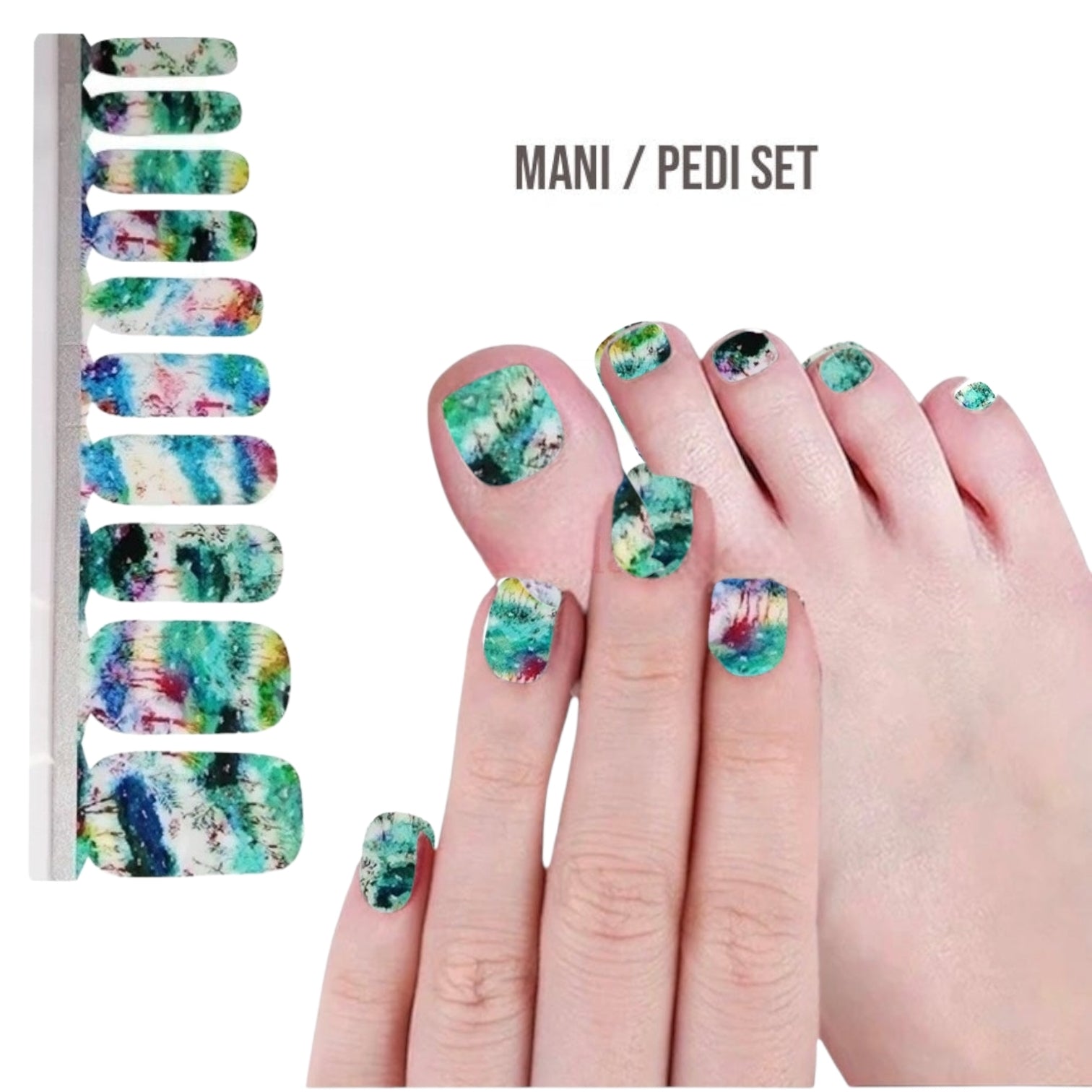 Forest | Nail Wraps | Nail Stickers | Nail Strips | Gel Nails | Nail Polish Wraps - Nailfordable