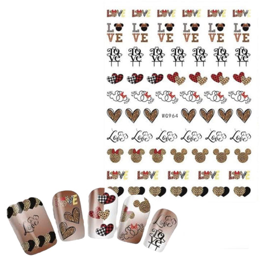 Love Disney # 7 - Nail Stickers | Nail Wraps | Nail Stickers | Nail Strips | Gel Nails | Nail Polish Wraps - Nailfordable