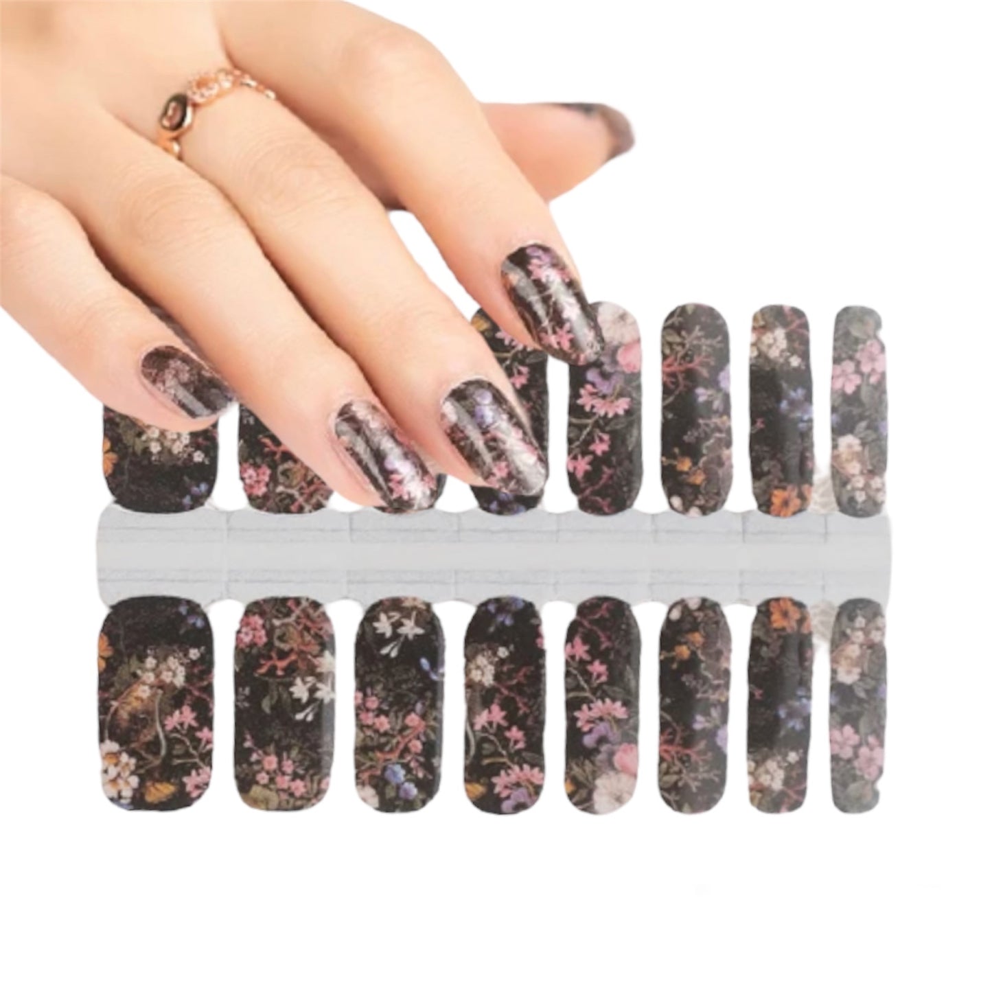 Tiny flowers | Nail Wraps | Nail Stickers | Nail Strips | Gel Nails | Nail Polish Wraps - Nailfordable