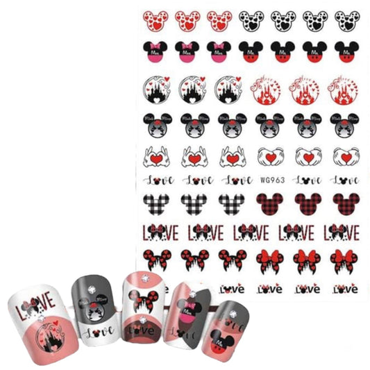 Love Disney # 8 - Nail Stickers | Nail Wraps | Nail Stickers | Nail Strips | Gel Nails | Nail Polish Wraps - Nailfordable