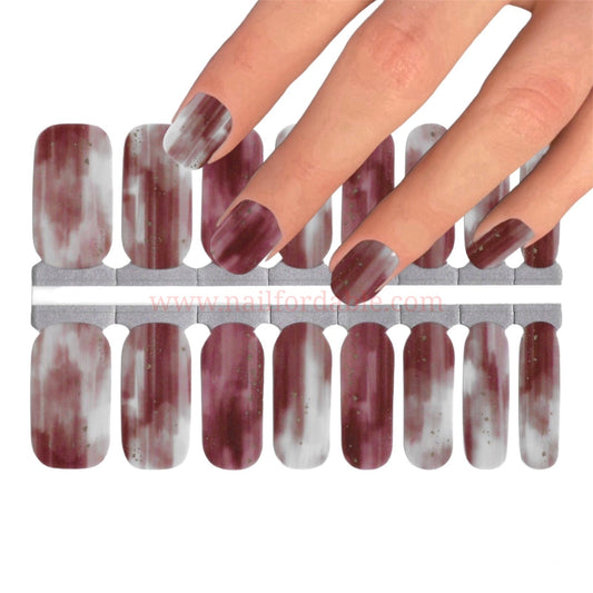 Brown shade | Nail Wraps | Nail Stickers | Nail Strips | Gel Nails | Nail Polish Wraps - Nailfordable