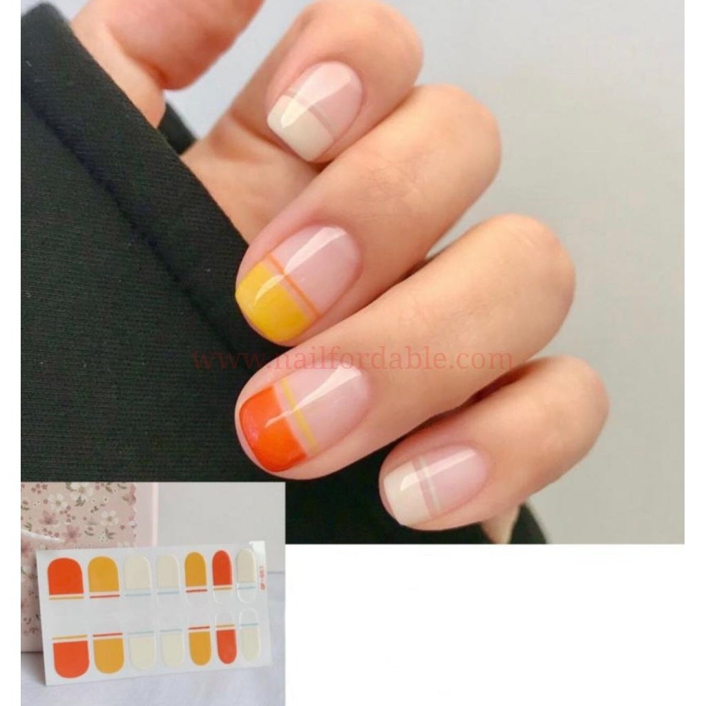 Summer tips | Nail Wraps | Nail Stickers | Nail Strips | Gel Nails | Nail Polish Wraps - Nailfordable