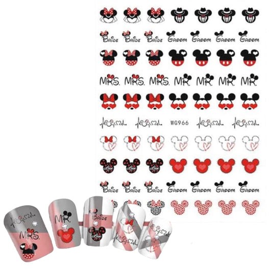 Love Disney # 5 - Nail Stickers | Nail Wraps | Nail Stickers | Nail Strips | Gel Nails | Nail Polish Wraps - Nailfordable