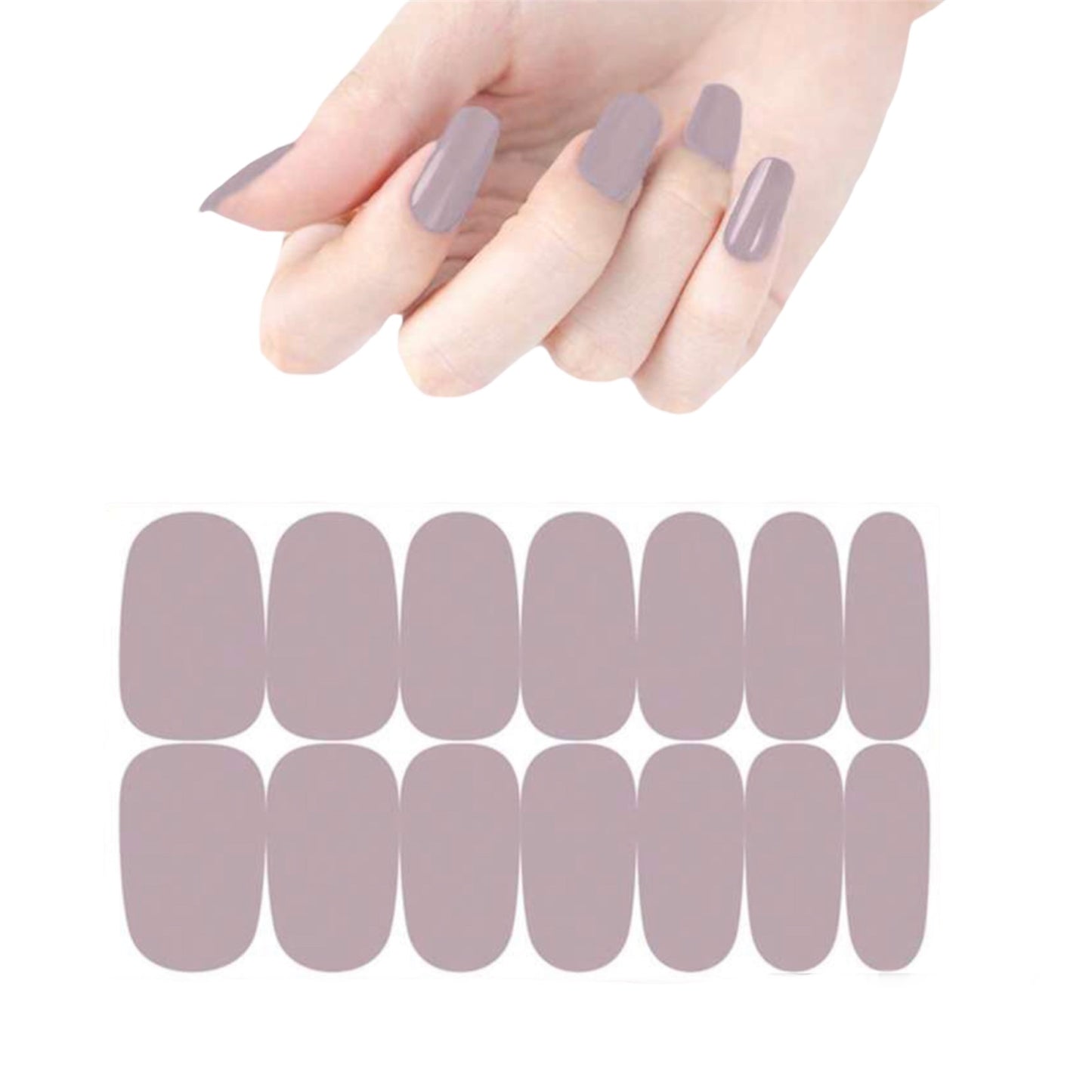 Somewhat Gray | Nail Wraps | Nail Stickers | Nail Strips | Gel Nails | Nail Polish Wraps - Nailfordable