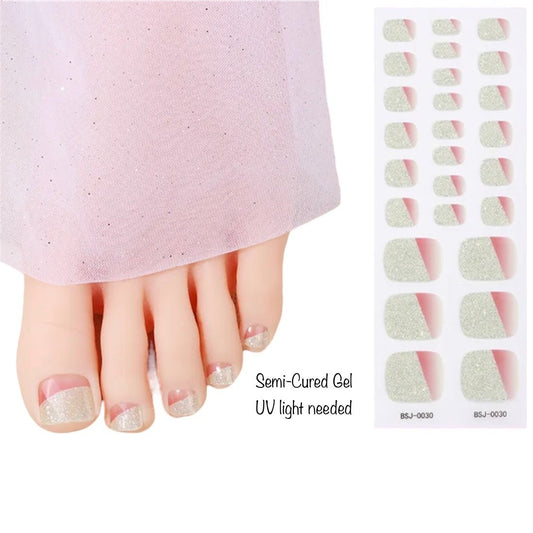 Red Mark- Semi-Cured Gel Wraps UV m Copy | Nail Wraps | Nail Stickers | Nail Strips | Gel Nails | Nail Polish Wraps - Nailfordable