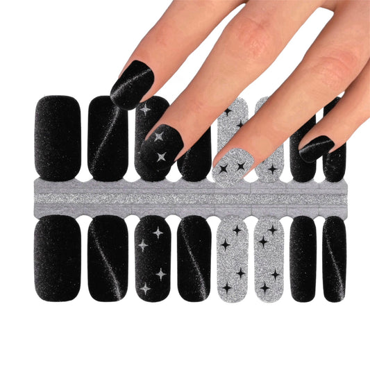 Night starts | Nail Wraps | Nail Stickers | Nail Strips | Gel Nails | Nail Polish Wraps - Nailfordable