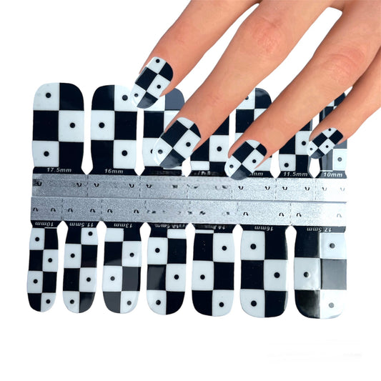Harlequin | Nail Wraps | Nail Stickers | Nail Strips | Gel Nails | Nail Polish Wraps - Nailfordable