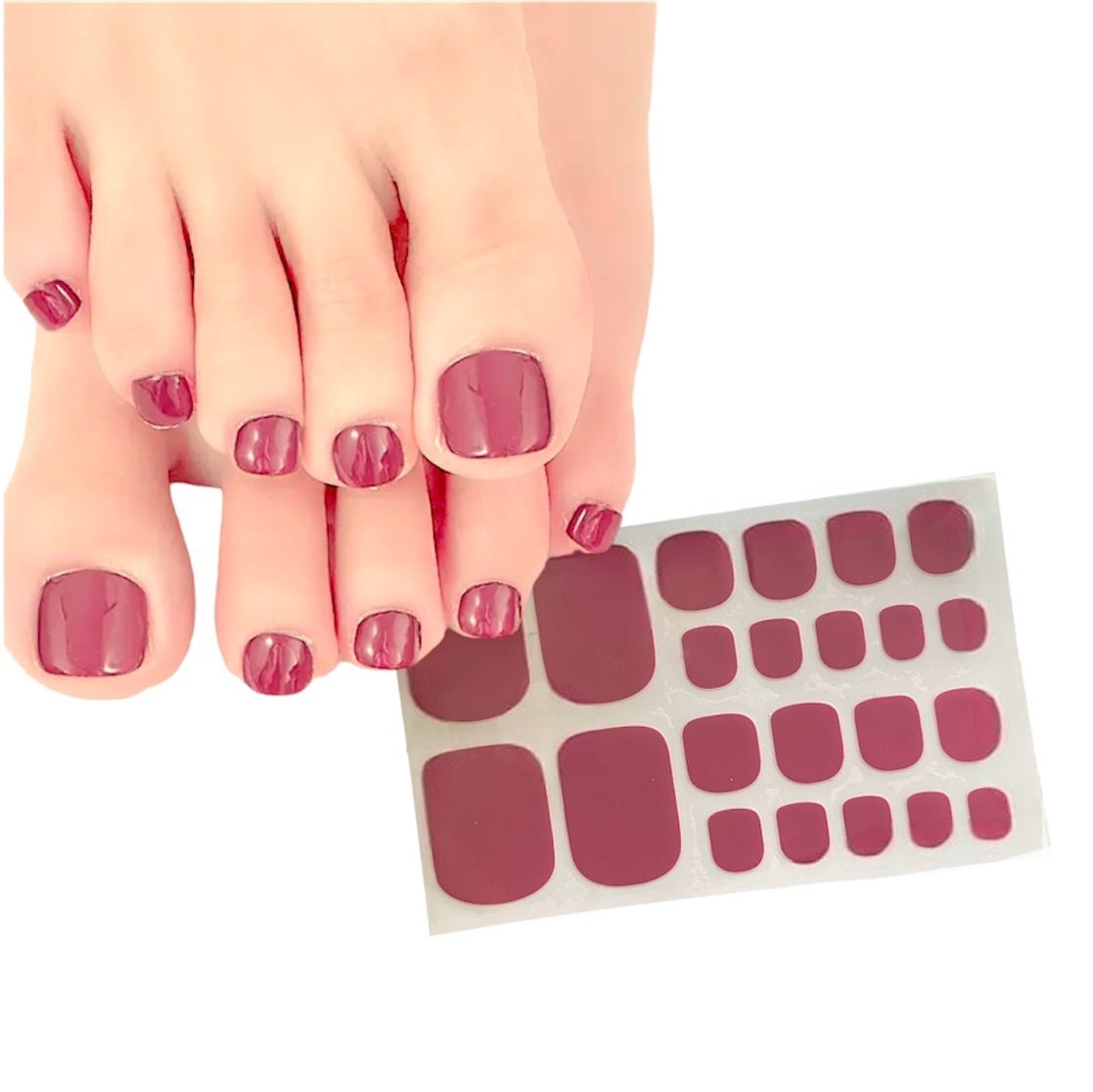 Magenta | Nail Wraps | Nail Stickers | Nail Strips | Gel Nails | Nail Polish Wraps - Nailfordable