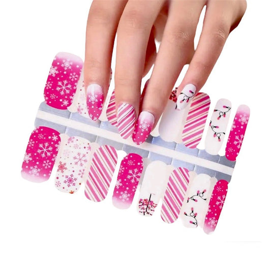 Simply Christmas | Nail Wraps | Nail Stickers | Nail Strips | Gel Nails | Nail Polish Wraps - Nailfordable