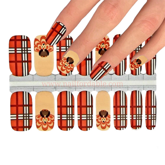 Ready for Thanksgiving | Nail Wraps | Nail Stickers | Nail Strips | Gel Nails | Nail Polish Wraps - Nailfordable