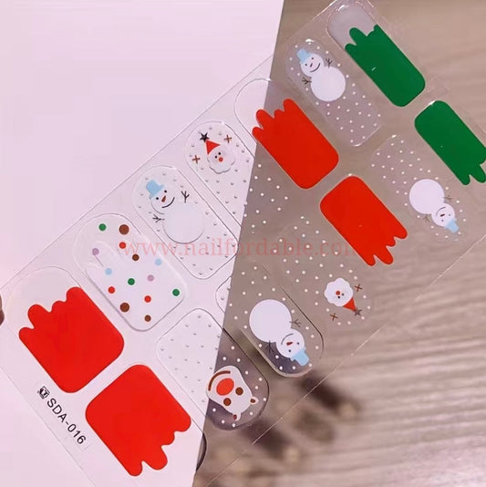 Christmasland | Nail Wraps | Nail Stickers | Nail Strips | Gel Nails | Nail Polish Wraps - Nailfordable