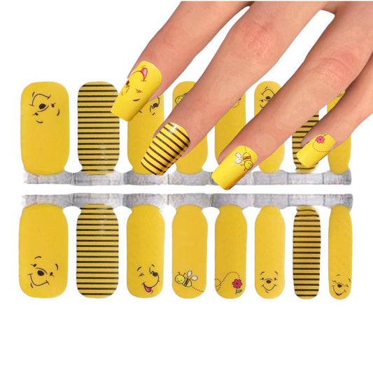 Winnie the Pooh | Nail Wraps | Nail Stickers | Nail Strips | Gel Nails | Nail Polish Wraps - Nailfordable