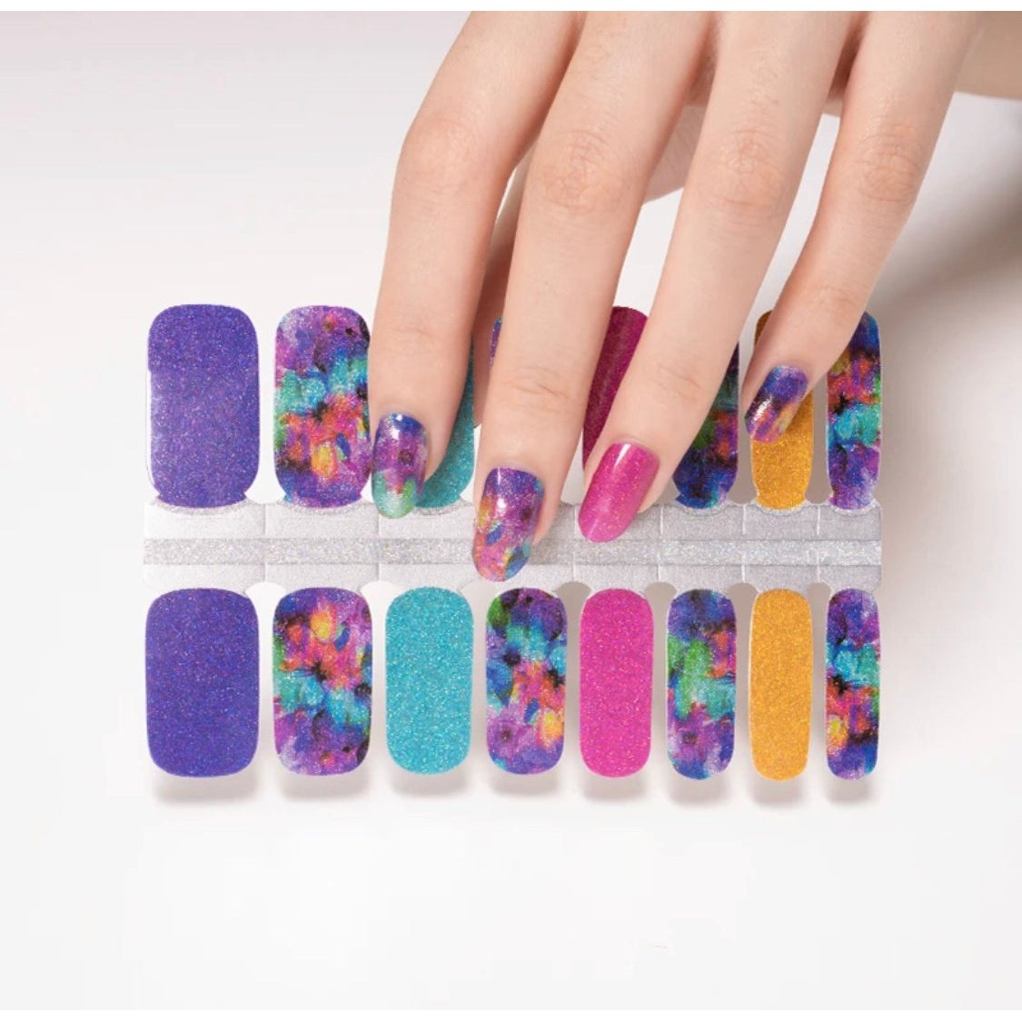 Colorful Art | Nail Wraps | Nail Stickers | Nail Strips | Gel Nails | Nail Polish Wraps - Nailfordable