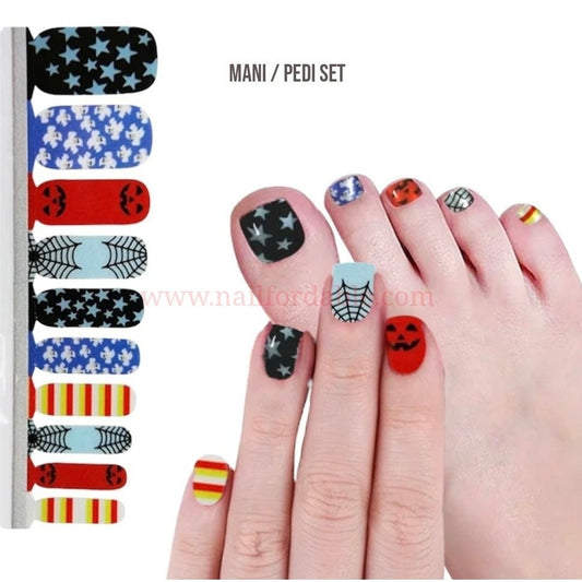 Halloween fun | Nail Wraps | Nail Stickers | Nail Strips | Gel Nails | Nail Polish Wraps - Nailfordable