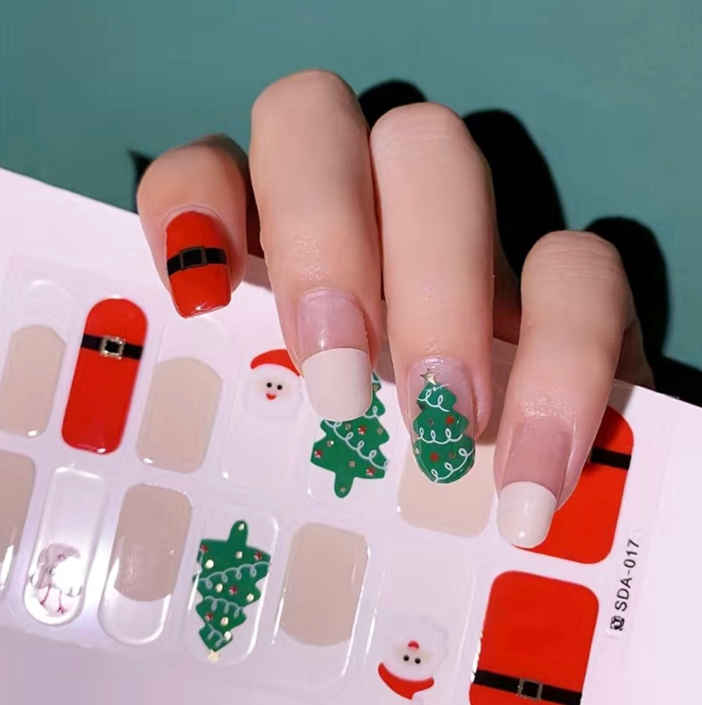 One more Christmas | Nail Wraps | Nail Stickers | Nail Strips | Gel Nails | Nail Polish Wraps - Nailfordable