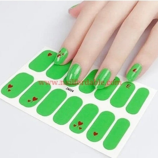 Love | Nail Wraps | Nail Stickers | Nail Strips | Gel Nails | Nail Polish Wraps - Nailfordable