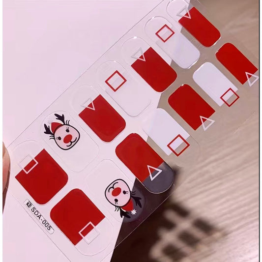 Donner reindeer | Nail Wraps | Nail Stickers | Nail Strips | Gel Nails | Nail Polish Wraps - Nailfordable