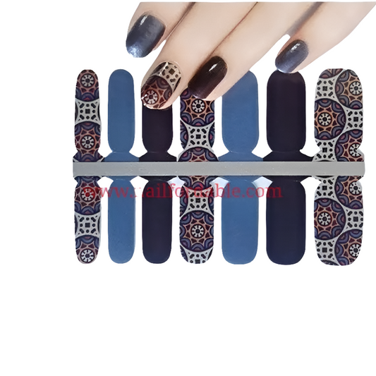 Tessellation | Nail Wraps | Nail Stickers | Nail Strips | Gel Nails | Nail Polish Wraps - Nailfordable