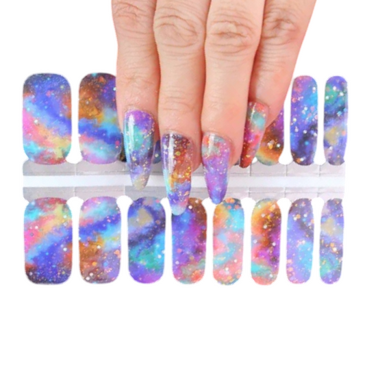 Aurora borealis | Nail Wraps | Nail Stickers | Nail Strips | Gel Nails | Nail Polish Wraps - Nailfordable
