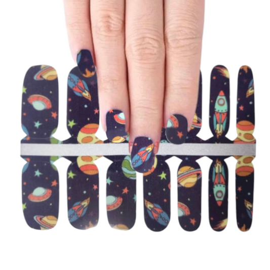 Spaceships | Nail Wraps | Nail Stickers | Nail Strips | Gel Nails | Nail Polish Wraps - Nailfordable