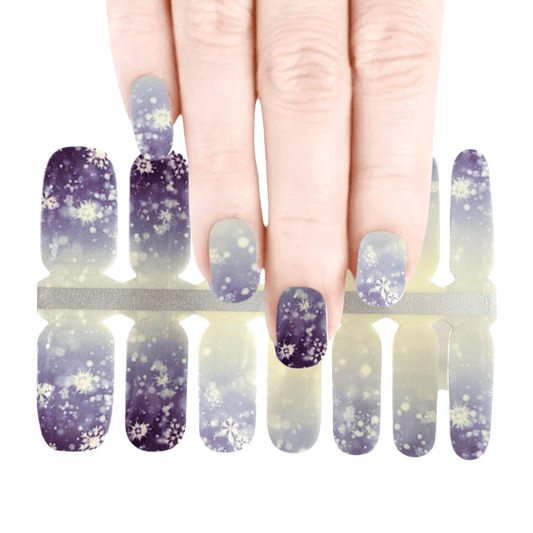 Winter snowflakes | Nail Wraps | Nail Stickers | Nail Strips | Gel Nails | Nail Polish Wraps - Nailfordable