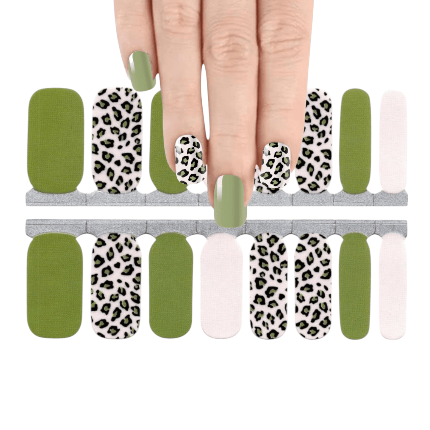 Partial Cheetah | Nail Wraps | Nail Stickers | Nail Strips | Gel Nails | Nail Polish Wraps - Nailfordable