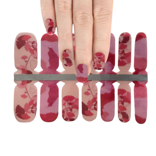 Floral Art | Nail Wraps | Nail Stickers | Nail Strips | Gel Nails | Nail Polish Wraps - Nailfordable