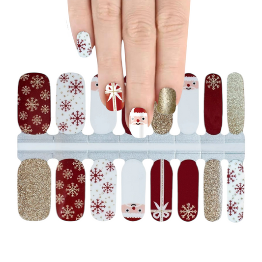 Hello Santa! | Nail Wraps | Nail Stickers | Nail Strips | Gel Nails | Nail Polish Wraps - Nailfordable