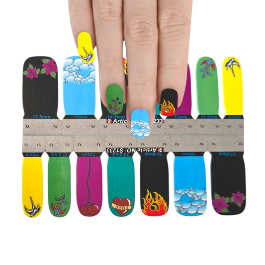 Tattoos | Nail Wraps | Nail Stickers | Nail Strips | Gel Nails | Nail Polish Wraps - Nailfordable