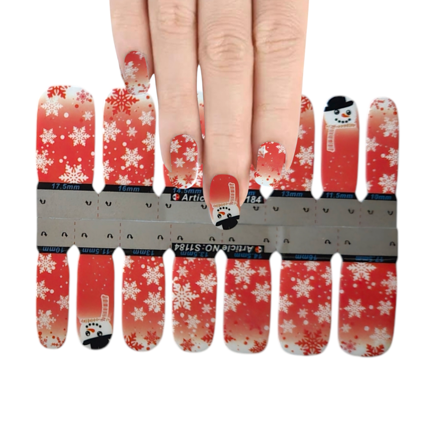 Merry Christmas | Nail Wraps | Nail Stickers | Nail Strips | Gel Nails | Nail Polish Wraps - Nailfordable