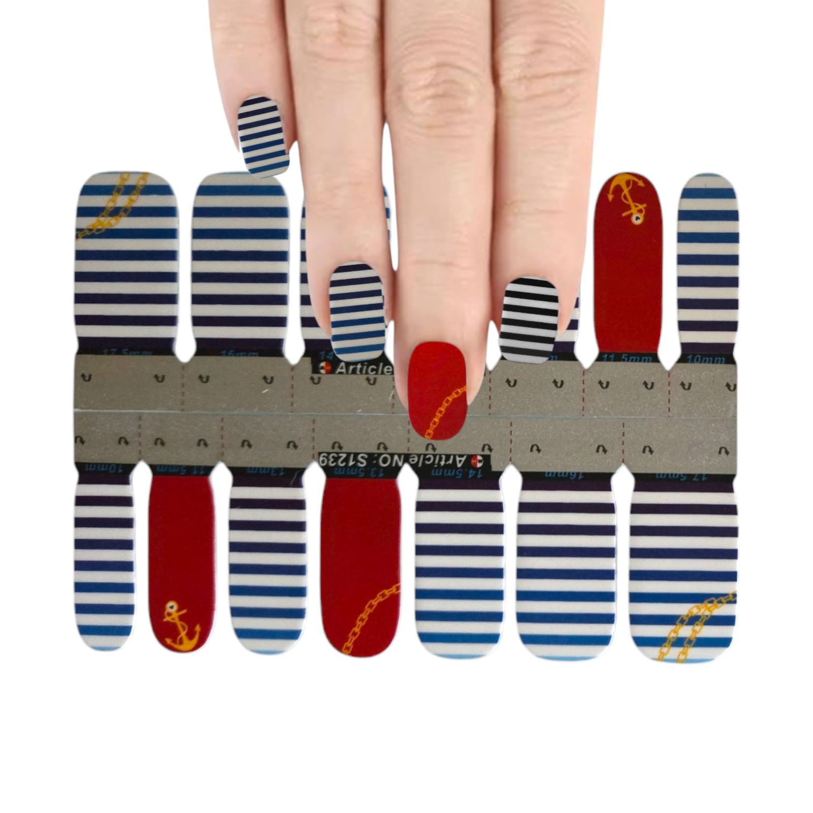 Sailor | Nail Wraps | Nail Stickers | Nail Strips | Gel Nails | Nail Polish Wraps - Nailfordable