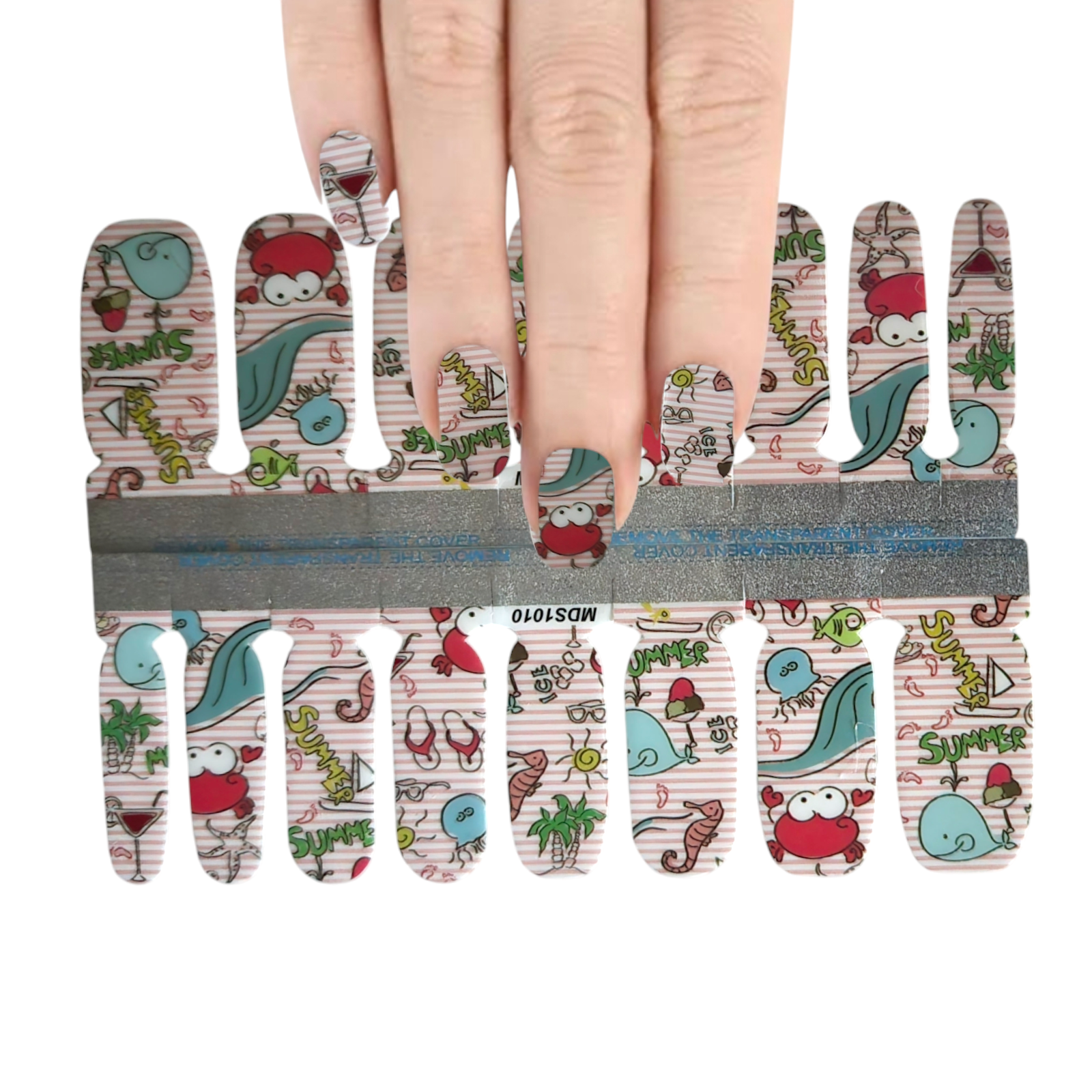 Summer | Nail Wraps | Nail Stickers | Nail Strips | Gel Nails | Nail Polish Wraps - Nailfordable