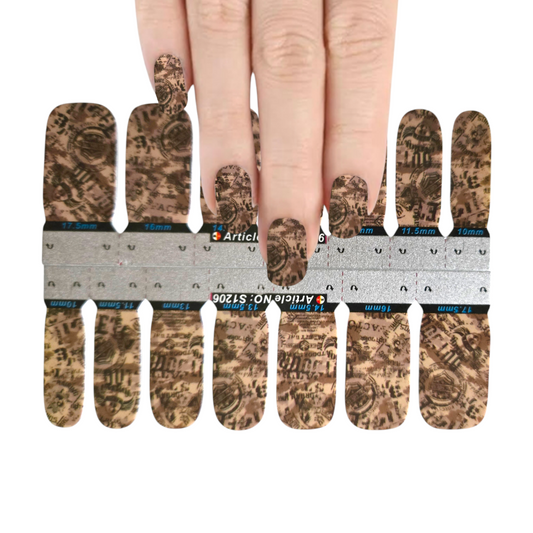Vintage | Nail Wraps | Nail Stickers | Nail Strips | Gel Nails | Nail Polish Wraps - Nailfordable