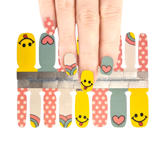 Silly | Nail Wraps | Nail Stickers | Nail Strips | Gel Nails | Nail Polish Wraps - Nailfordable