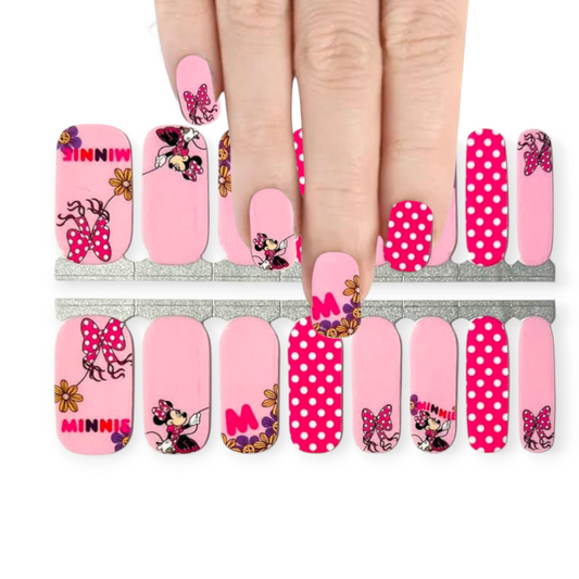 Disney - Sweet Minnie | Nail Wraps | Nail Stickers | Nail Strips | Gel Nails | Nail Polish Wraps - Nailfordable